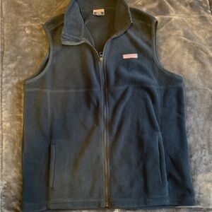Vineyard Vines Navy Fleece Vest - Youth XL